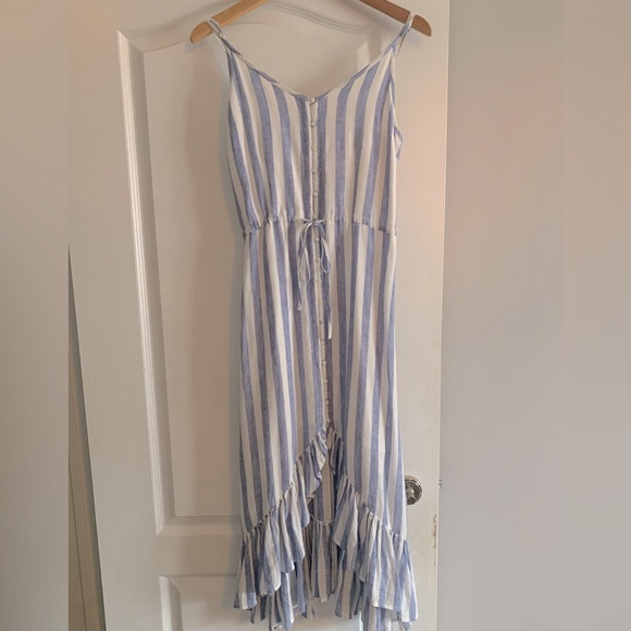 Rails stripe linen dress size xs - Picture 2 of 4